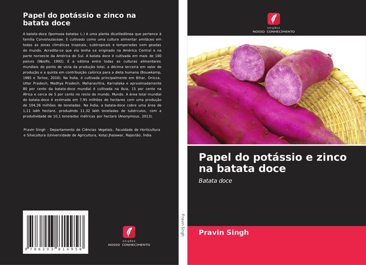 Produktbild: Papel do pot&aacute;ssio e zinco na batata doce