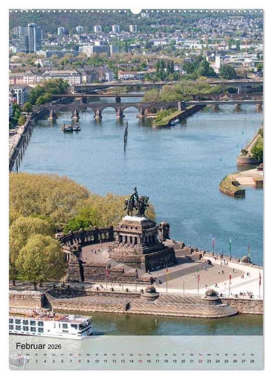 Produktbild: Koblenz Impressionen (hochwertiger Premium Wandkalender 2026 DIN A2 hoch), Kunstdruck in Hochglanz