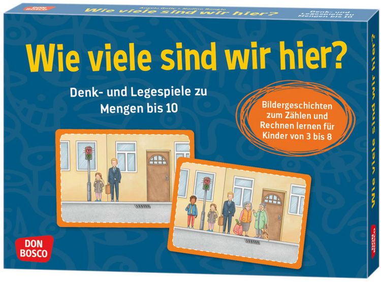 Produktbild: Wie viele sind wir hier? Bildergeschichten zum Z&auml;hlen und Rechnen lernen f&uuml;r Kinder von 3 bis 8