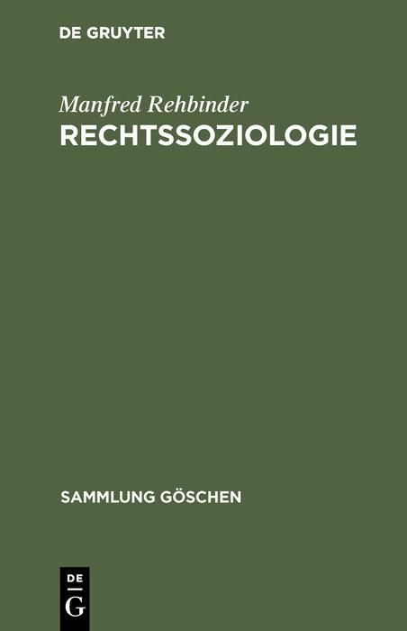Produktbild: Rechtssoziologie