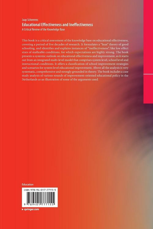 Produktbild: Educational Effectiveness and Ineffectiveness