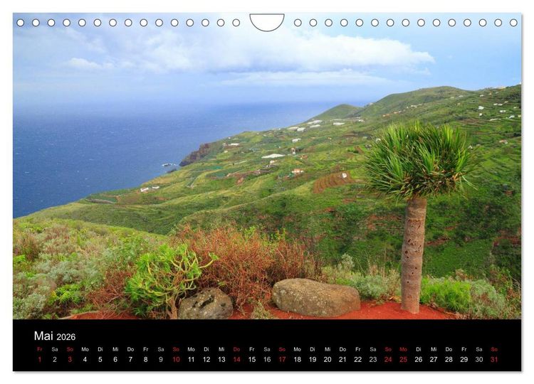 Produktbild: La Palma - die gr&uuml;ne Insel (Wandkalender 2026 DIN A4 quer), CALVENDO Monatskalender