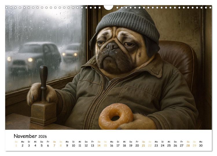 Produktbild: Dienst nach Vorschrift (Wandkalender 2026 DIN A3 quer), CALVENDO Monatskalender