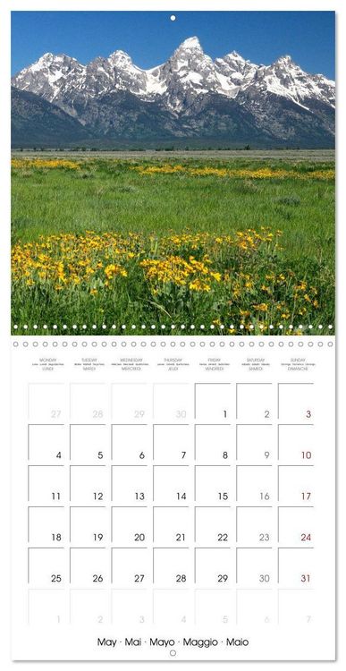 Produktbild: Teton National Park (Wall Calendar 2026 12 &times; 12 Inch) CALVENDO 12 Month Wall Calendar