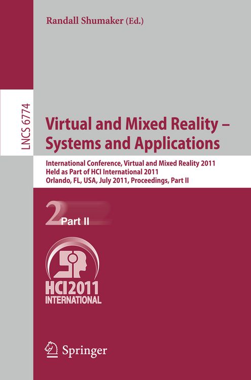 Produktbild: Virtual and Mixed Reality - Systems and Applications