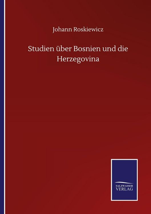 Produktbild: Studien &uuml;ber Bosnien und die Herzegovina