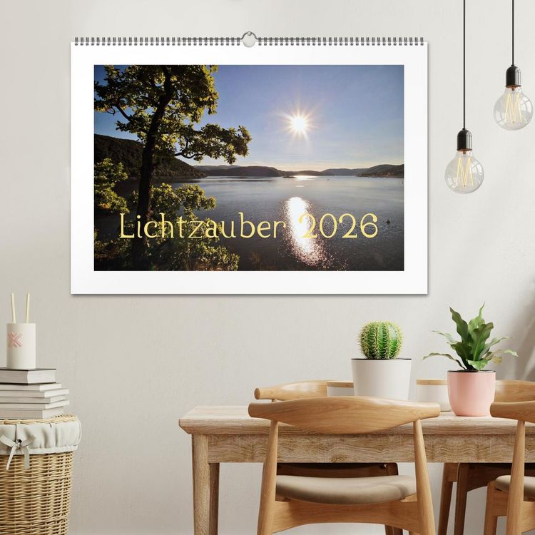 Produktbild: Lichtzauber 2026 (Wandkalender 2026 DIN A2 quer), CALVENDO Monatskalender