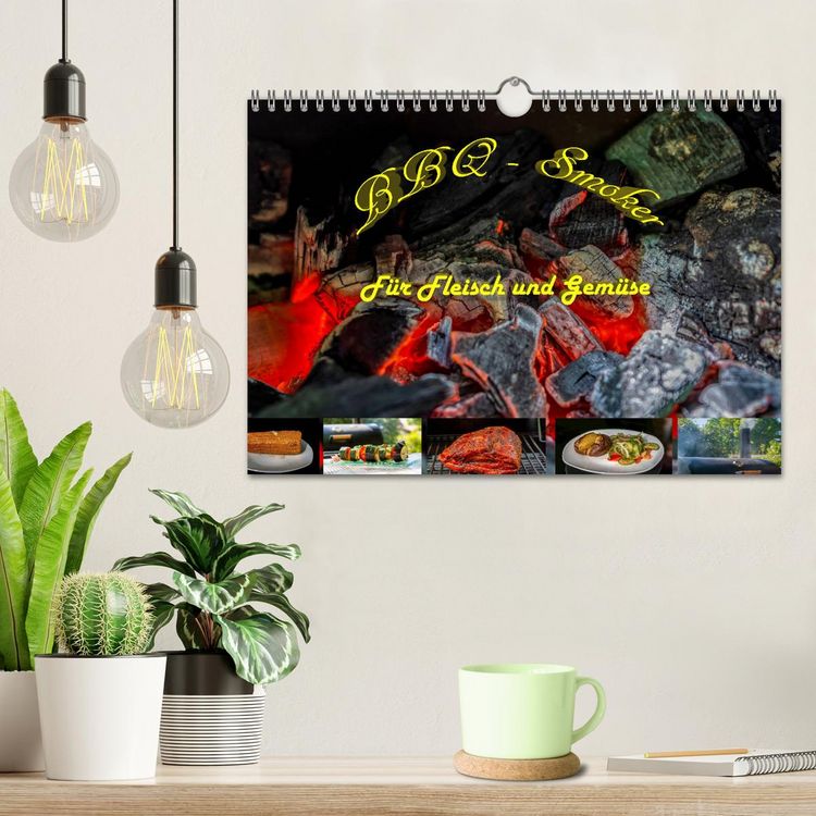 Produktbild: BBQ - Smoker F&uuml;r Fleisch und Gem&uuml;se (Wandkalender 2026 DIN A4 quer), CALVENDO Monatskalender