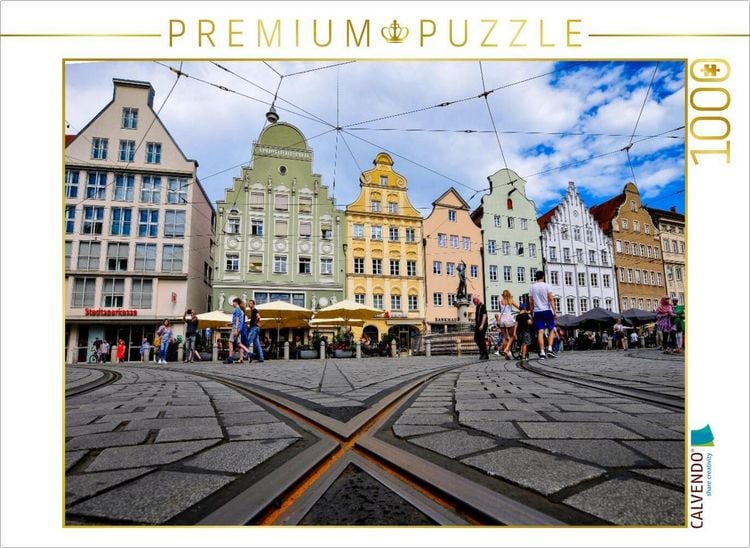 Produktbild: CALVENDO Puzzle Moritzplatz | 1000 Teile Lege-Gr&ouml;&szlig;e 64x48cm Foto-Puzzle f&uuml;r gl&uuml;ckliche Stunden