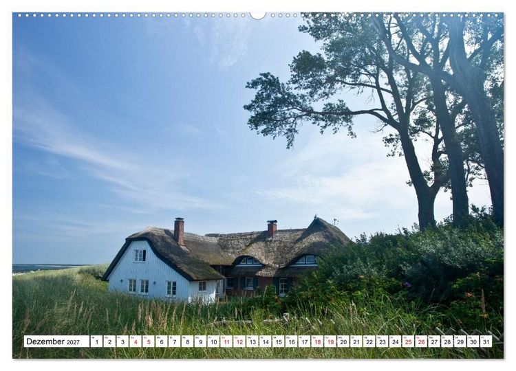 Produktbild: Fischland-Dar&szlig;-Zingst - Momente einer Reise (Wandkalender 2027 DIN A2 quer), CALVENDO Monatskalender