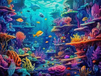 Produktbild: CALVENDO Puzzle Ein Motiv aus dem Kalender Unten im Meer ist was los | 1000 Teile Lege-Gr&ouml;&szlig;e 64x48cm Foto-Puzzle f&uuml;r gl&uuml;ckliche Stunden
