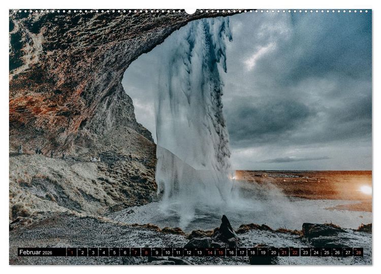 Produktbild: Island - Rundreise im Oktober (hochwertiger Premium Wandkalender 2026 DIN A2 quer), Kunstdruck in Hochglanz