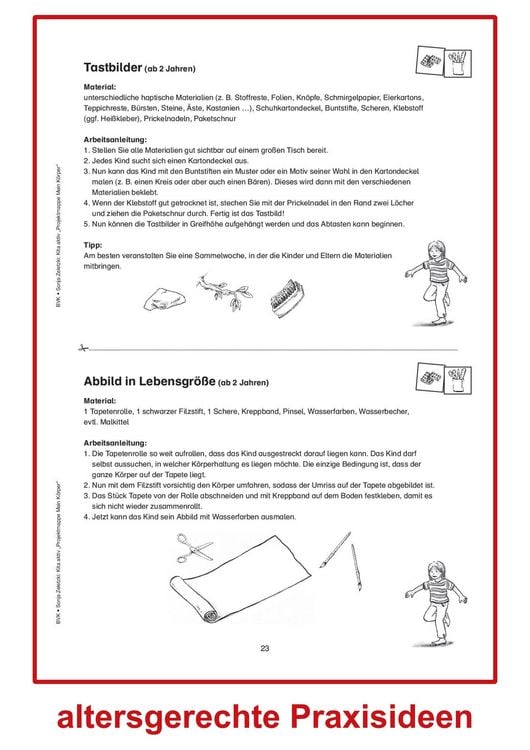 Produktbild: Kita aktiv Projektmappe Mein K&ouml;rper
