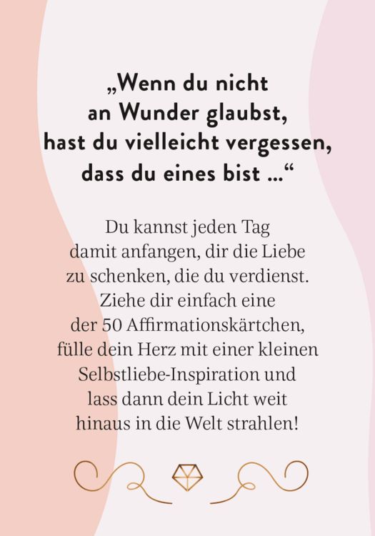Produktbild: Du bist ein Wunder f&uuml;r diese Welt - Selbstliebekarten f&uuml;r zwischendurch