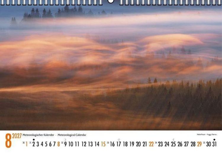 Produktbild: Meteorologischer Kalender 2027 Meteorological Calendar