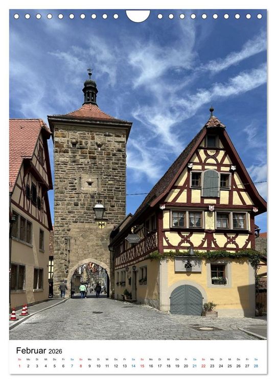 Produktbild: Romantik in Franken (Wandkalender 2026 DIN A4 hoch), CALVENDO Monatskalender