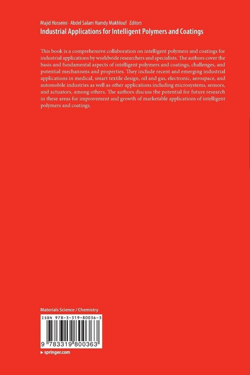 Produktbild: Industrial Applications for Intelligent Polymers and Coatings