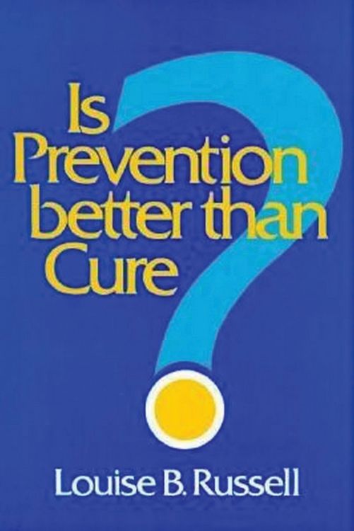 Produktbild: Is Prevention Better than Cure?