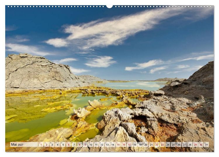 Produktbild: Die sch&ouml;nsten Vulkane Afrikas (hochwertiger Premium Wandkalender 2027 DIN A2 quer), Kunstdruck in Hochglanz