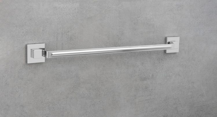 Produktbild: Vacuum-Loc&reg; Badetuchstange Uno Mod. Quadro Edelstahl, Befestigen ohne bohren