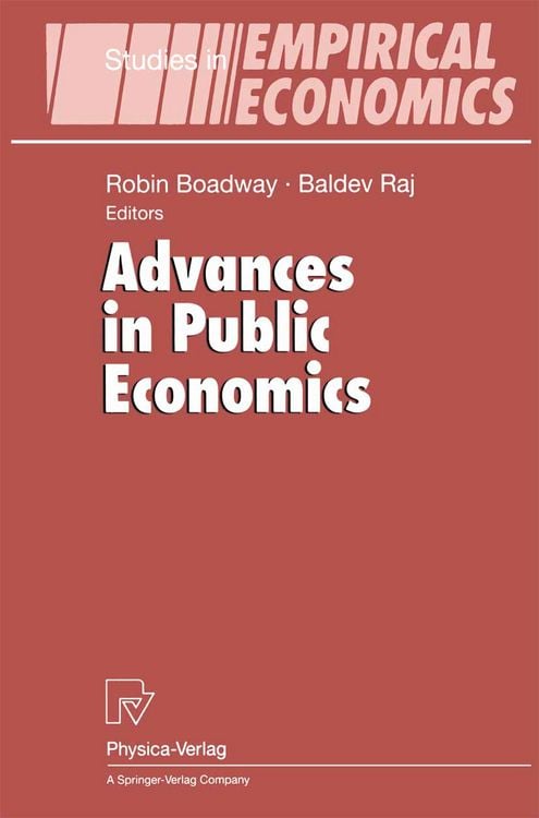 Produktbild: Advances in Public Economics