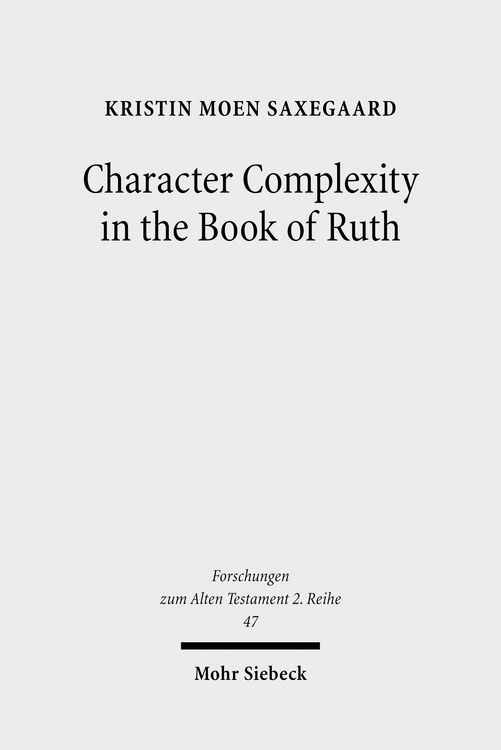 Produktbild: Character Complexity in the Book of Ruth