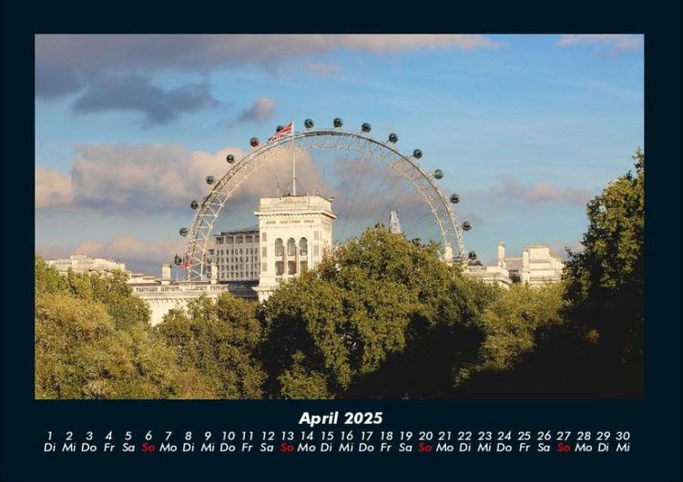 Produktbild: London 2025 Fotokalender DIN A4