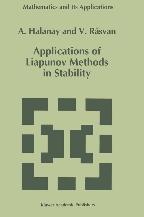 Produktbild: Applications of Liapunov Methods in Stability
