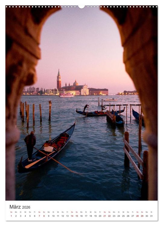 Produktbild: Venedig - Eine Stadt zum Verlieben. (Wandkalender 2026 DIN A2 hoch), CALVENDO Monatskalender
