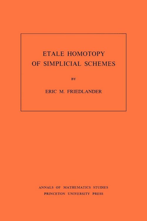 Produktbild: Etale Homotopy of Simplicial Schemes