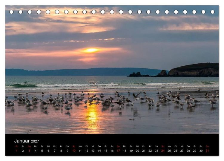 Produktbild: Faszination Meer und Wolken (Tischkalender 2027 DIN A5 quer), CALVENDO Monatskalender