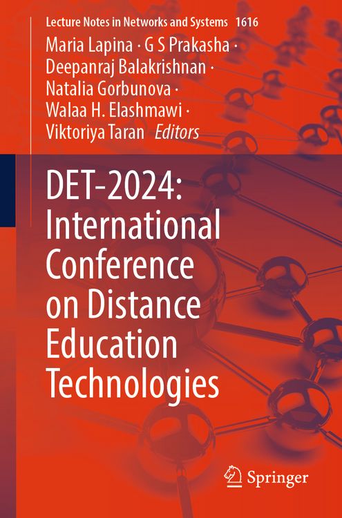 Produktbild: DET-2024: International Conference on Distance Education Technologies
