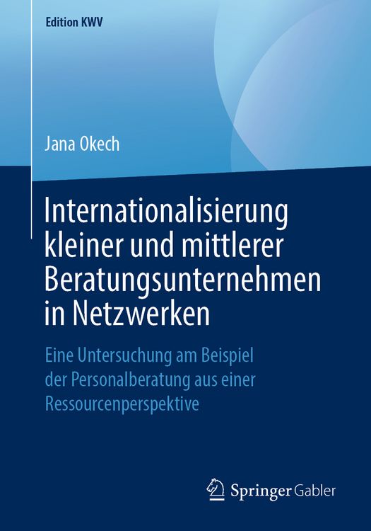 Produktbild: Internationalisierung kleiner und mittlerer Beratungsunternehmen in Netzwerken