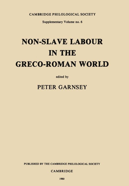 Produktbild: Non-Slave Labour in the Greco-Roman World