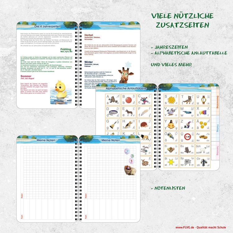 Produktbild: Grundschulplaner mit Frieda & Otto 2026/2027