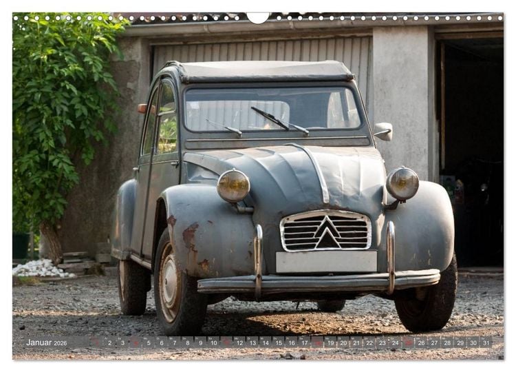 Produktbild: Citro&euml;n 2CV Alte Liebe rostet nicht (Wandkalender 2026 DIN A3 quer), CALVENDO Monatskalender