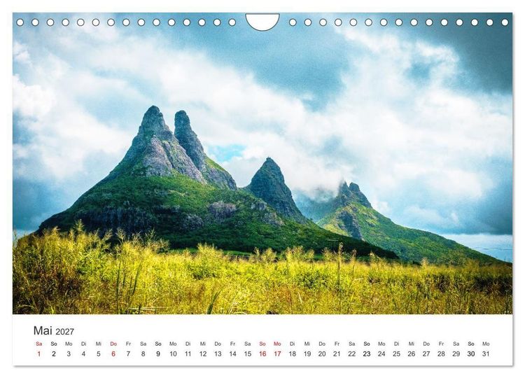 Produktbild: Traumhaftes Mauritius (Wandkalender 2027 DIN A4 quer), CALVENDO Monatskalender