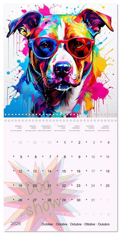 Produktbild: Dog show (Wall Calendar 2026 12 &times; 12 Inch) CALVENDO 12 Month Wall Calendar