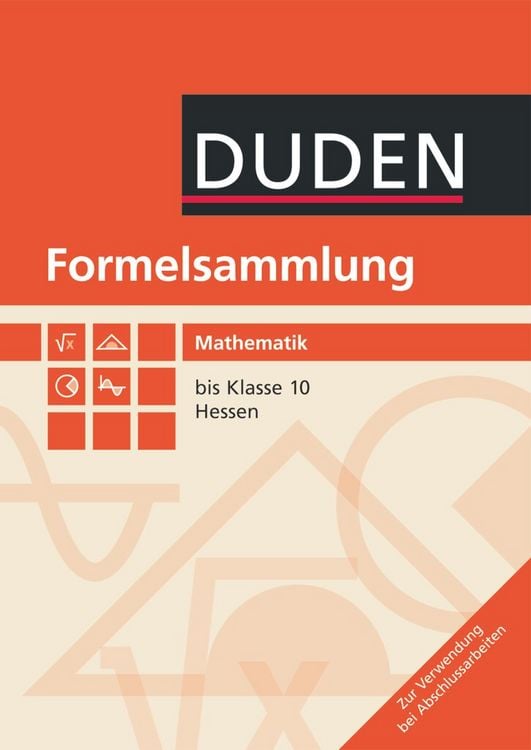 Produktbild: Formelsammlung bis Klasse 10 - Mathematik - Hessen