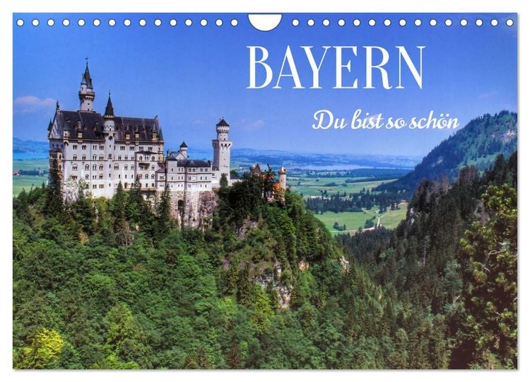 Produktbild: BAYERN, Du bist so sch&ouml;n (Wandkalender 2026 DIN A4 quer), CALVENDO Monatskalender