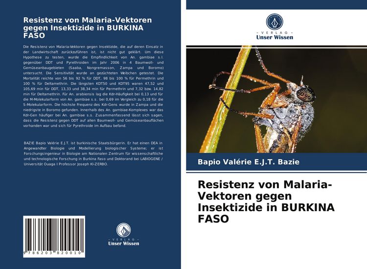 Produktbild: Resistenz von Malaria-Vektoren gegen Insektizide in BURKINA FASO