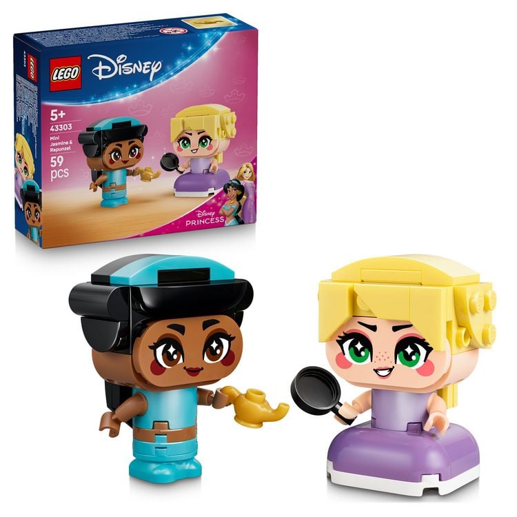 Produktbild: LEGO ǀ Disney Princess 43303 Die Mini-Prinzessinnen Jasmin und Rapunzel