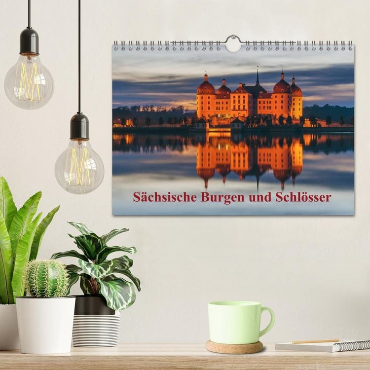 Produktbild: S&auml;chsische Burgen und Schl&ouml;sser (Wandkalender 2026 DIN A4 quer), CALVENDO Monatskalender