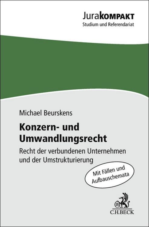 Bild vom Artikel Konzern- und Umwandlungsrecht vom Autor Michael Beurskens