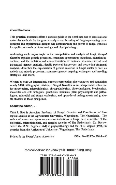 Produktbild: Fungal Genetics