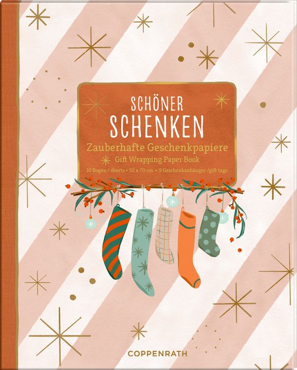 Produktbild: Geschenkpapier-Buch: Sch&ouml;ner schenken (Cozy Christmas)
