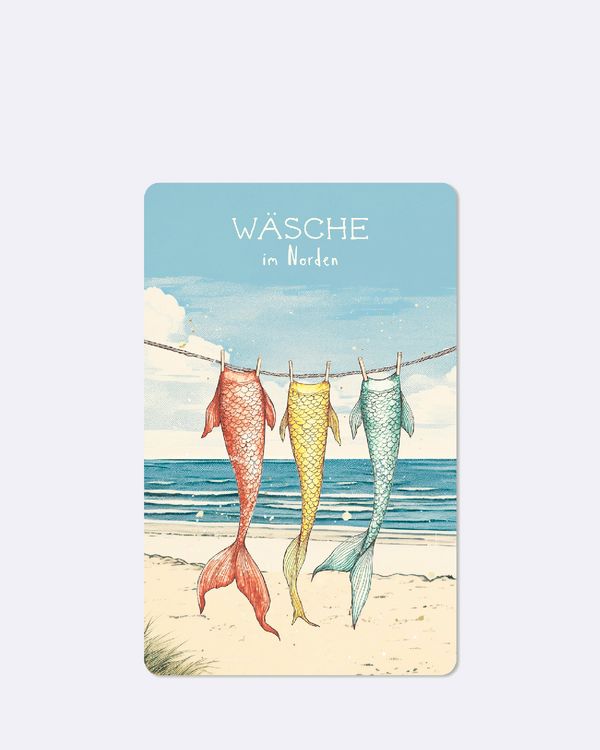 Produktbild: Lunacard Postkarte *W&auml;sche im Norden