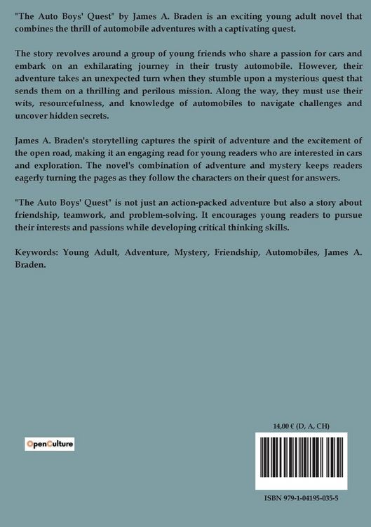 Produktbild: The Auto Boys' Quest