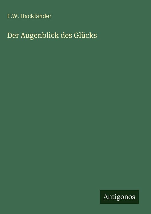 Produktbild: Der Augenblick des Gl&uuml;cks