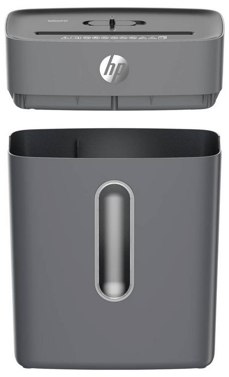 Produktbild: HP OneShred 815CC Aktenvernichter 8 Blatt Partikelschnitt P-4 15 l Vernichtet auch B&uuml;roklammern, Heftklammern, Kreditkarte